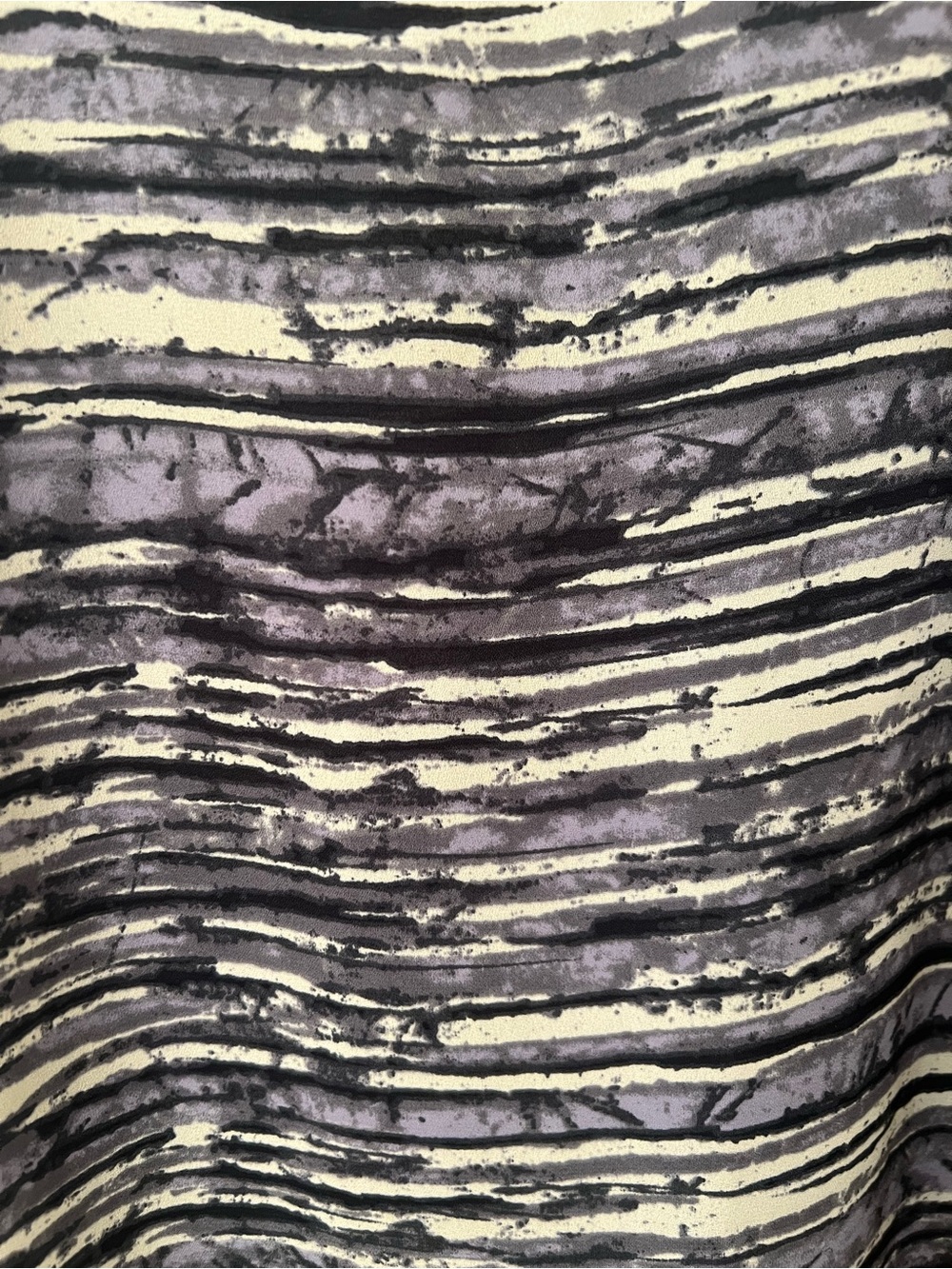Lush Abstract Mesh Dress – Grey and Black, Size Small - Picture 5 of 8